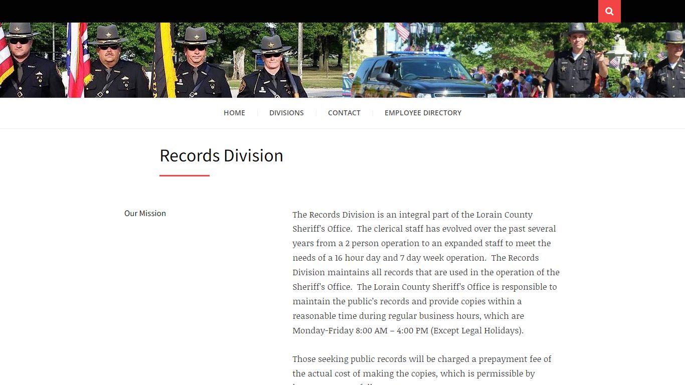Records Division - Lorain County